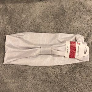 Charming Charlie White Sparkle Hair Wrap